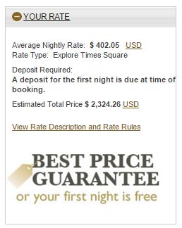 IC Times Square cash total