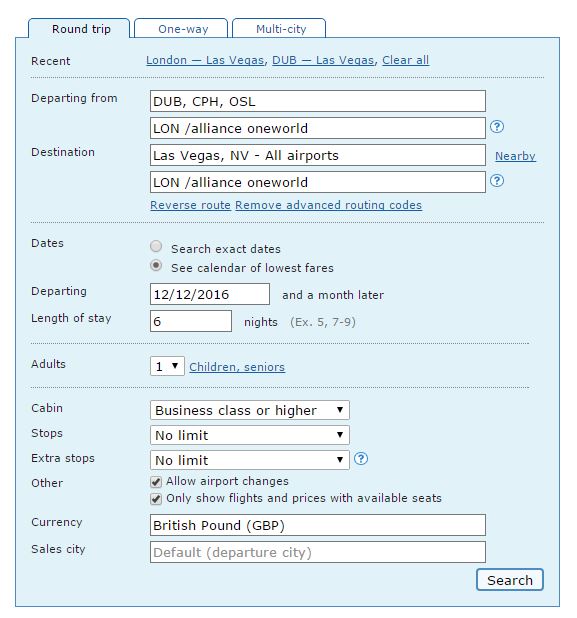 ITA Step Alliance oneworld