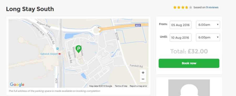 Gatwick Just Park North Parking